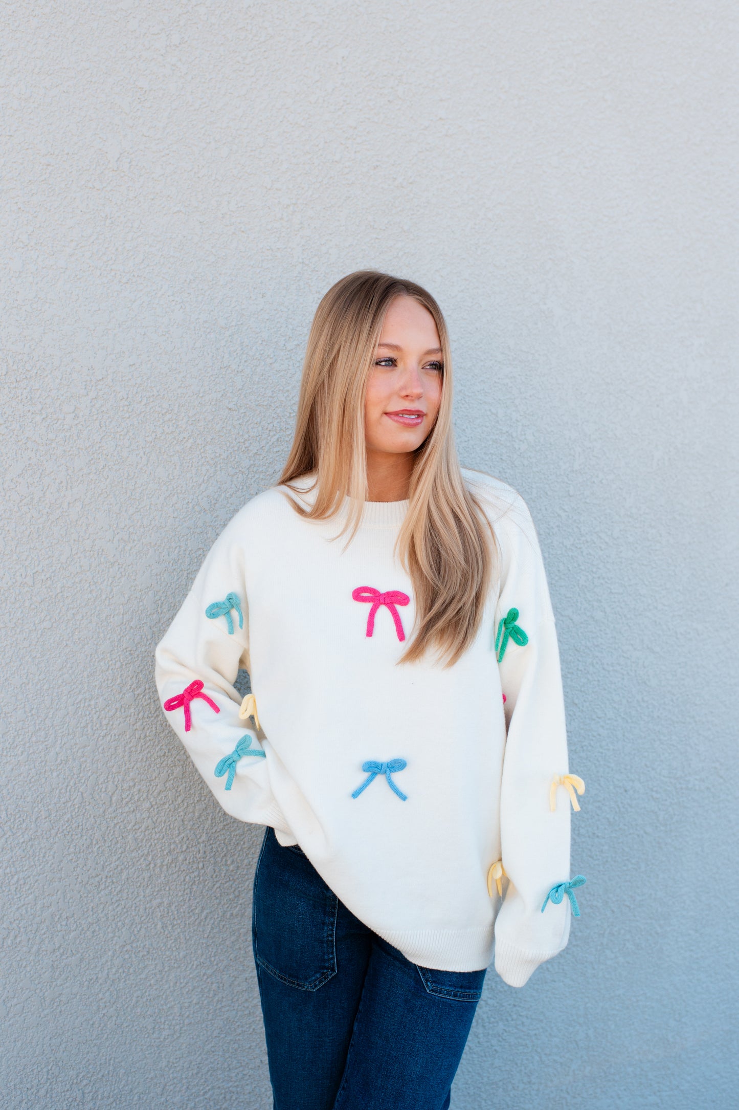 Claire Bow Sweater