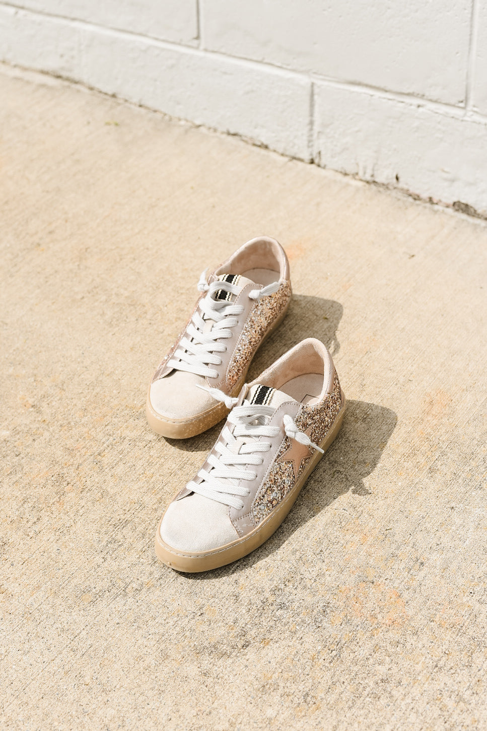 Champagne Glitter Sneaker