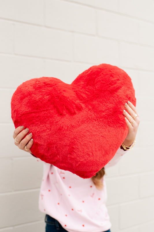 Red Heart Pillow