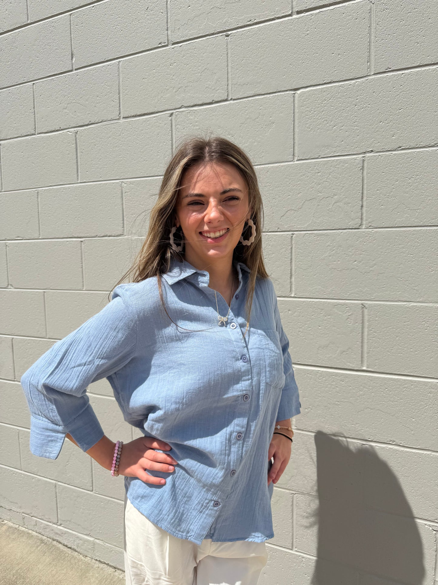 Dylan Button Down Top