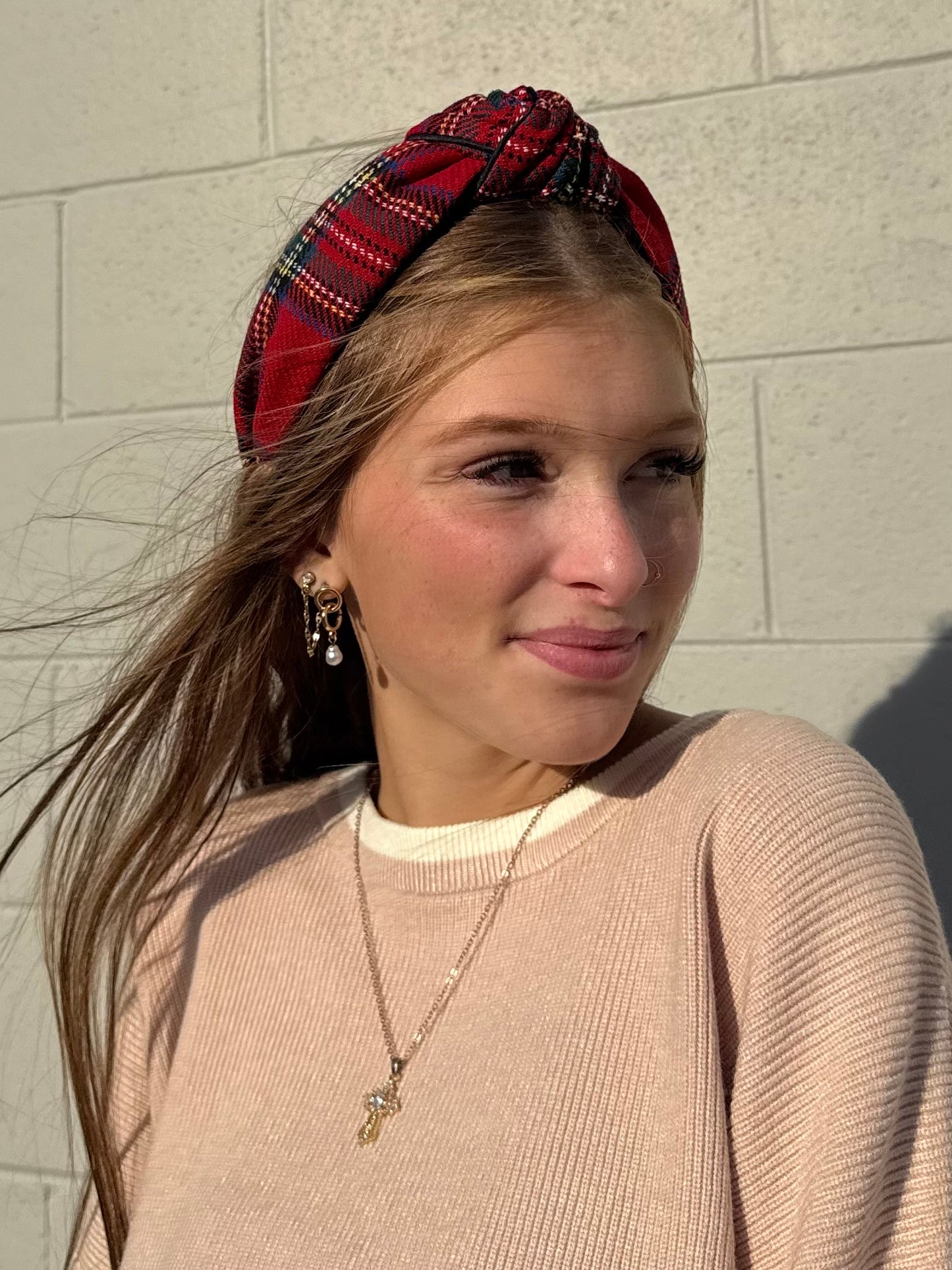 Tartan Knot Headband