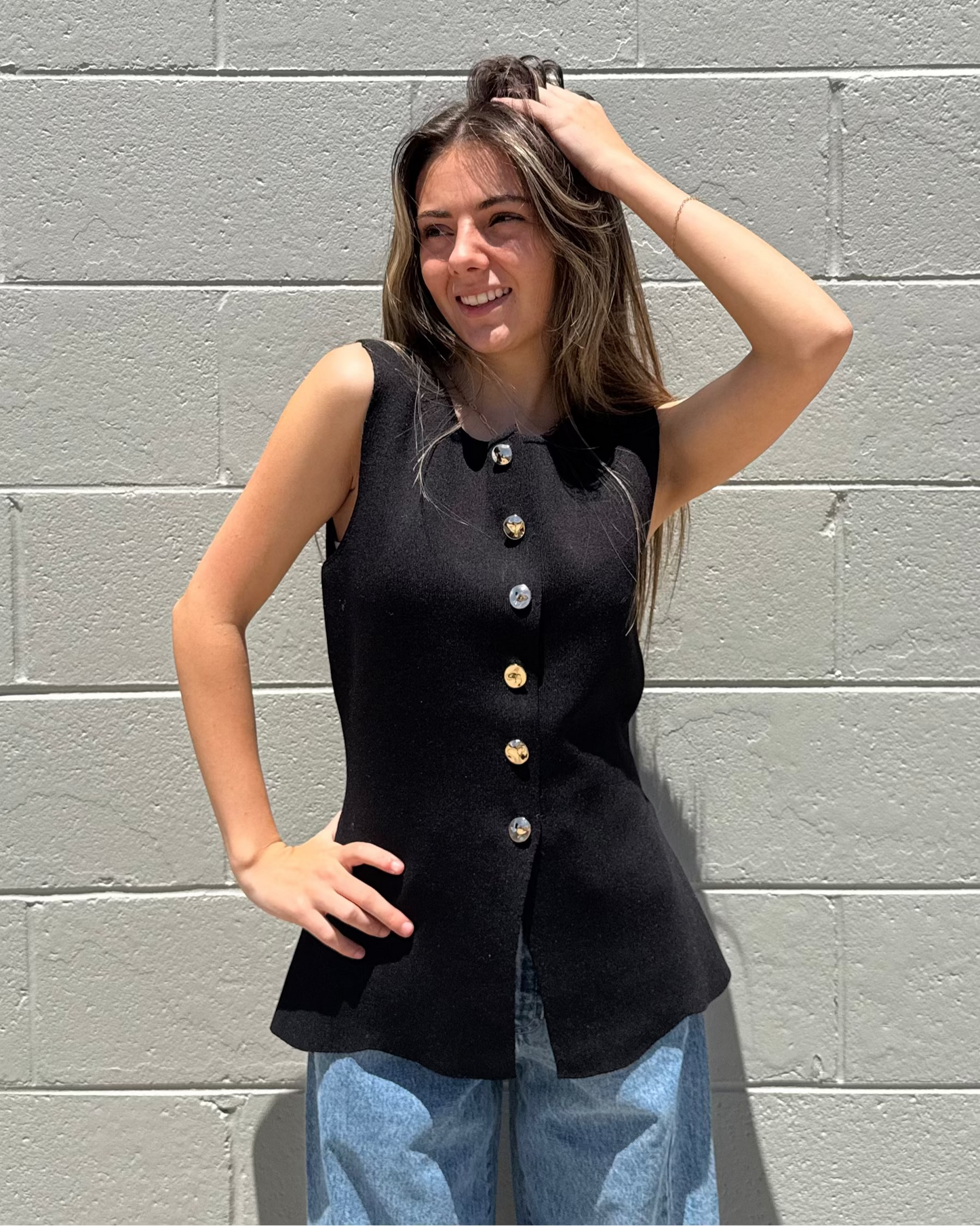 Odessa Vest Top