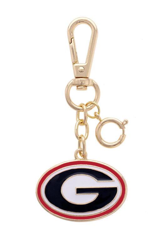 Georgia Bulldogs Bag Charm