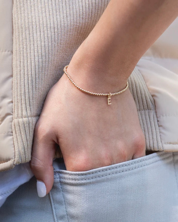 ENewton Respect 2mm Letter Bracelet