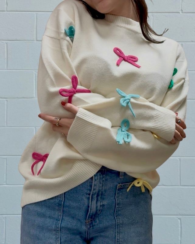 Claire Bow Sweater