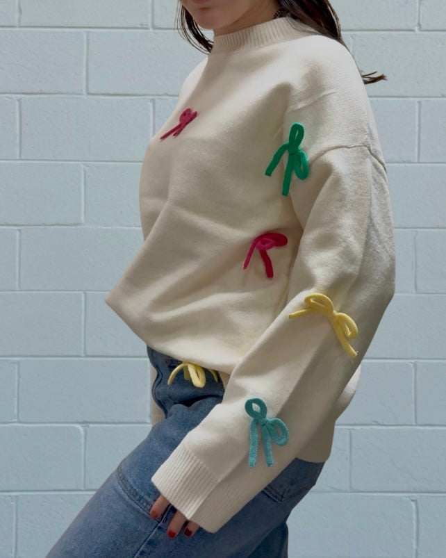 Claire Bow Sweater