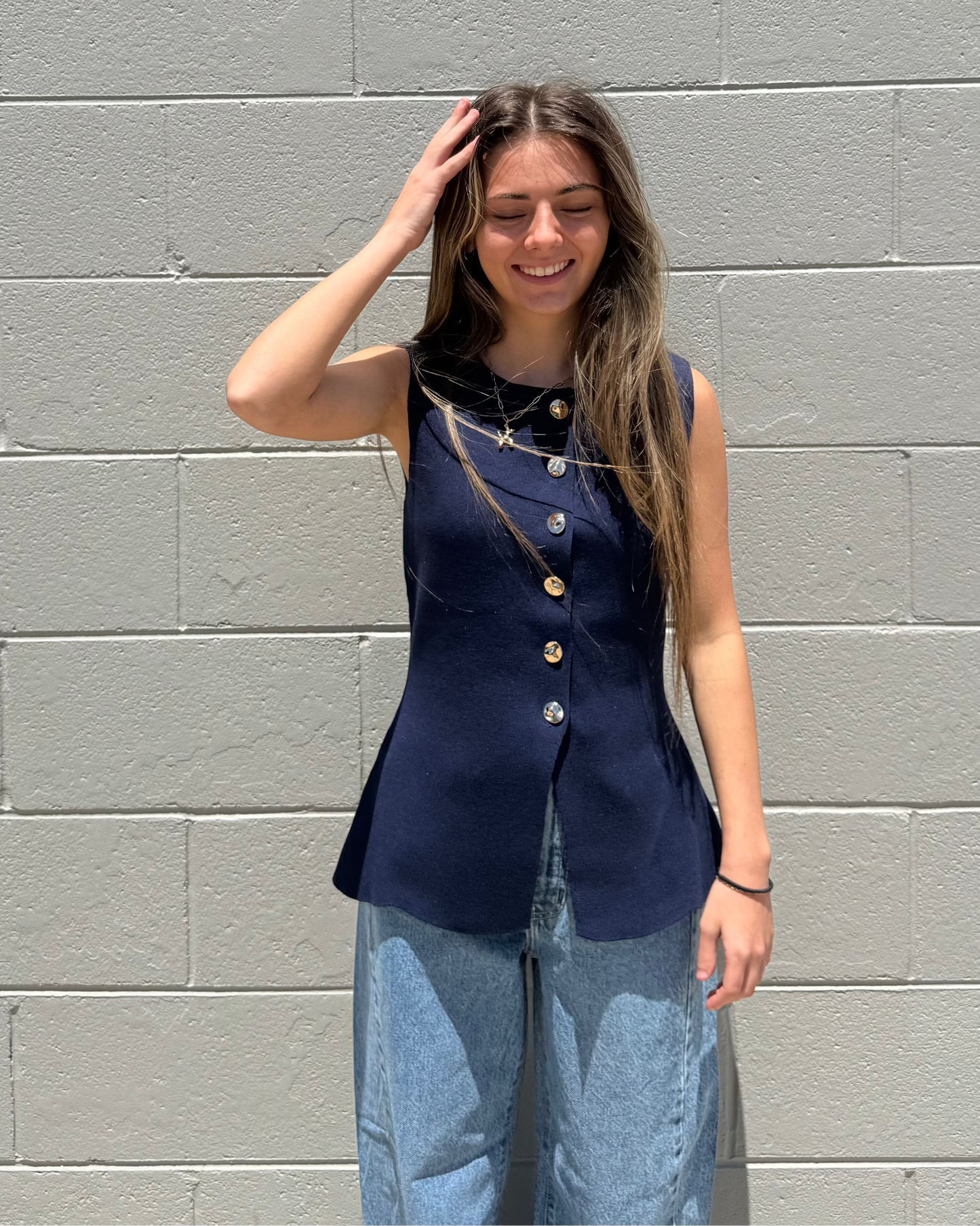 Odessa Vest Top