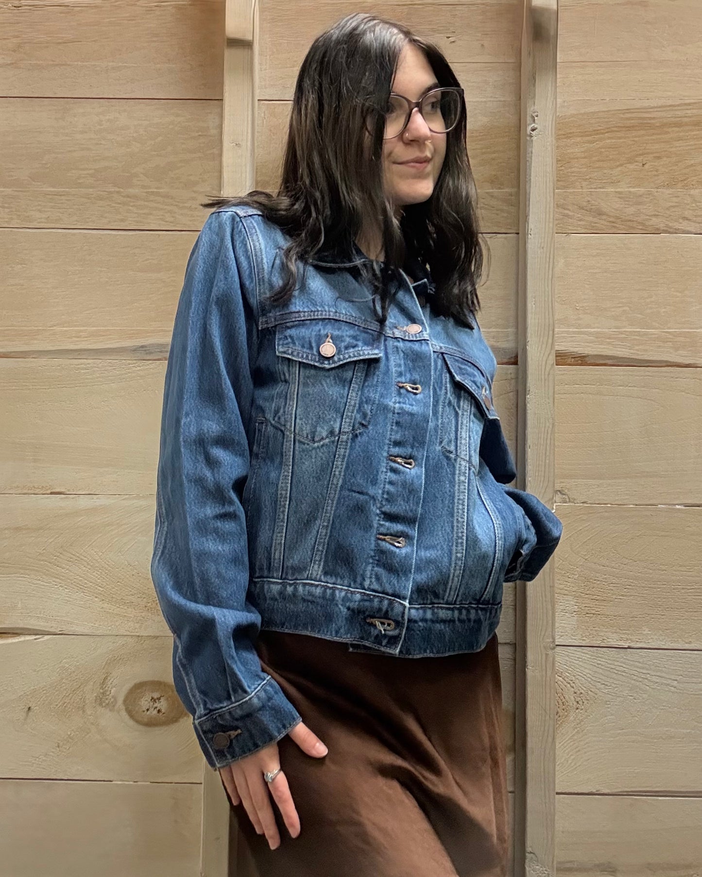 Caelia Rigid Denim Jacket