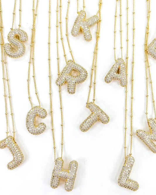 Rhinestone Bubble Necklace