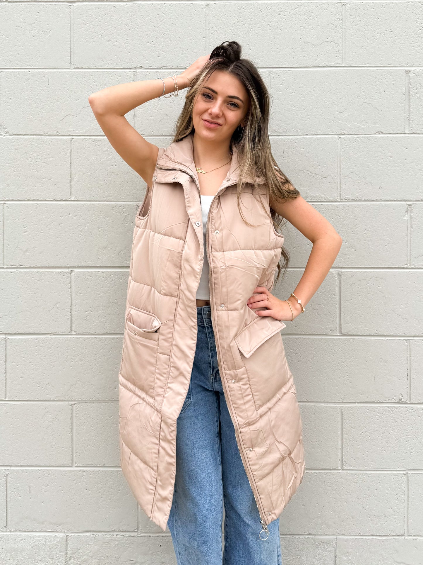 Olivia Long Vest