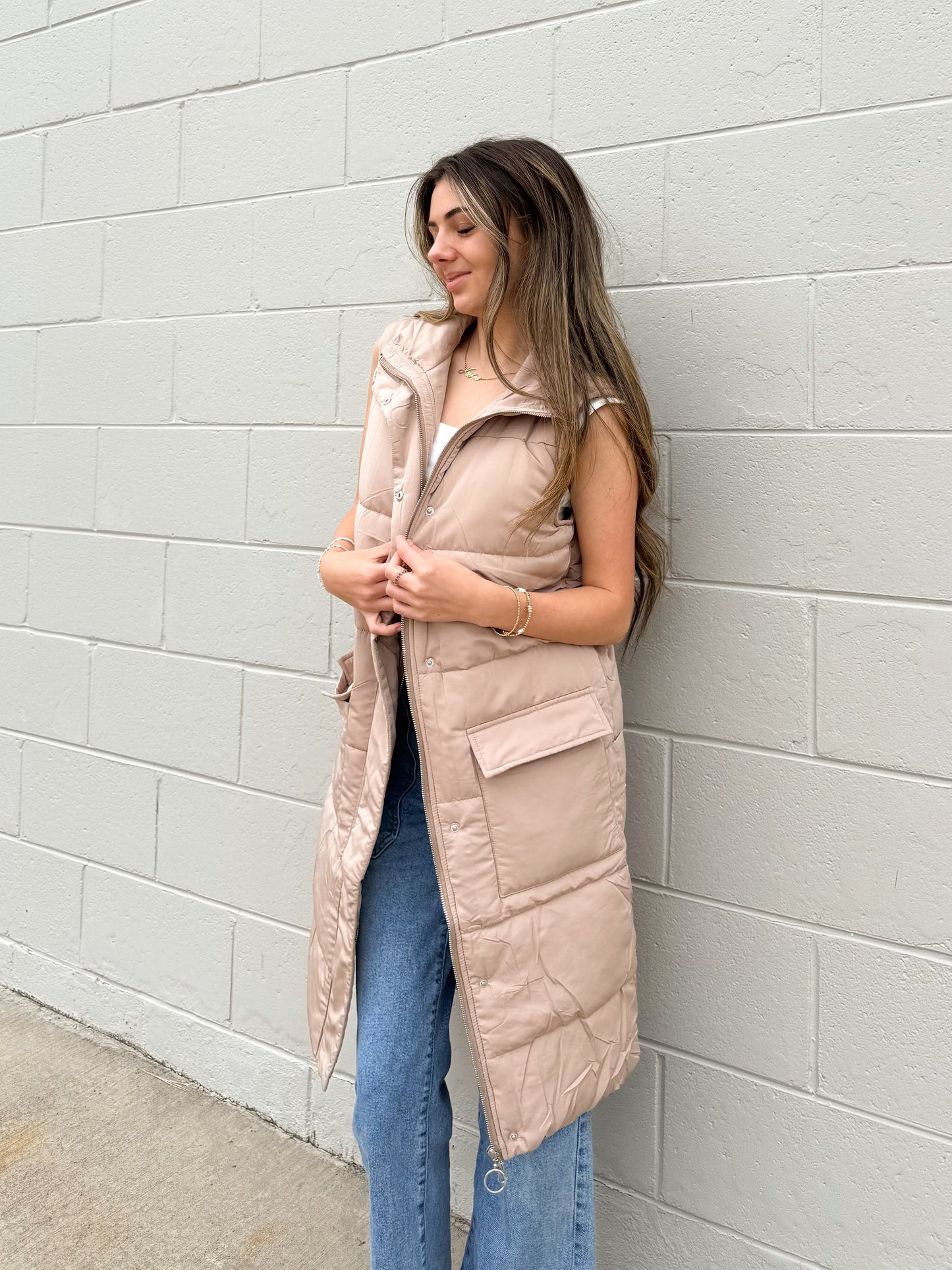 Olivia Long Vest