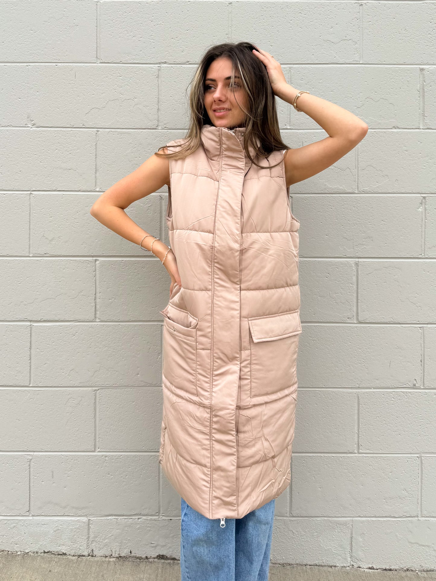 Olivia Long Vest