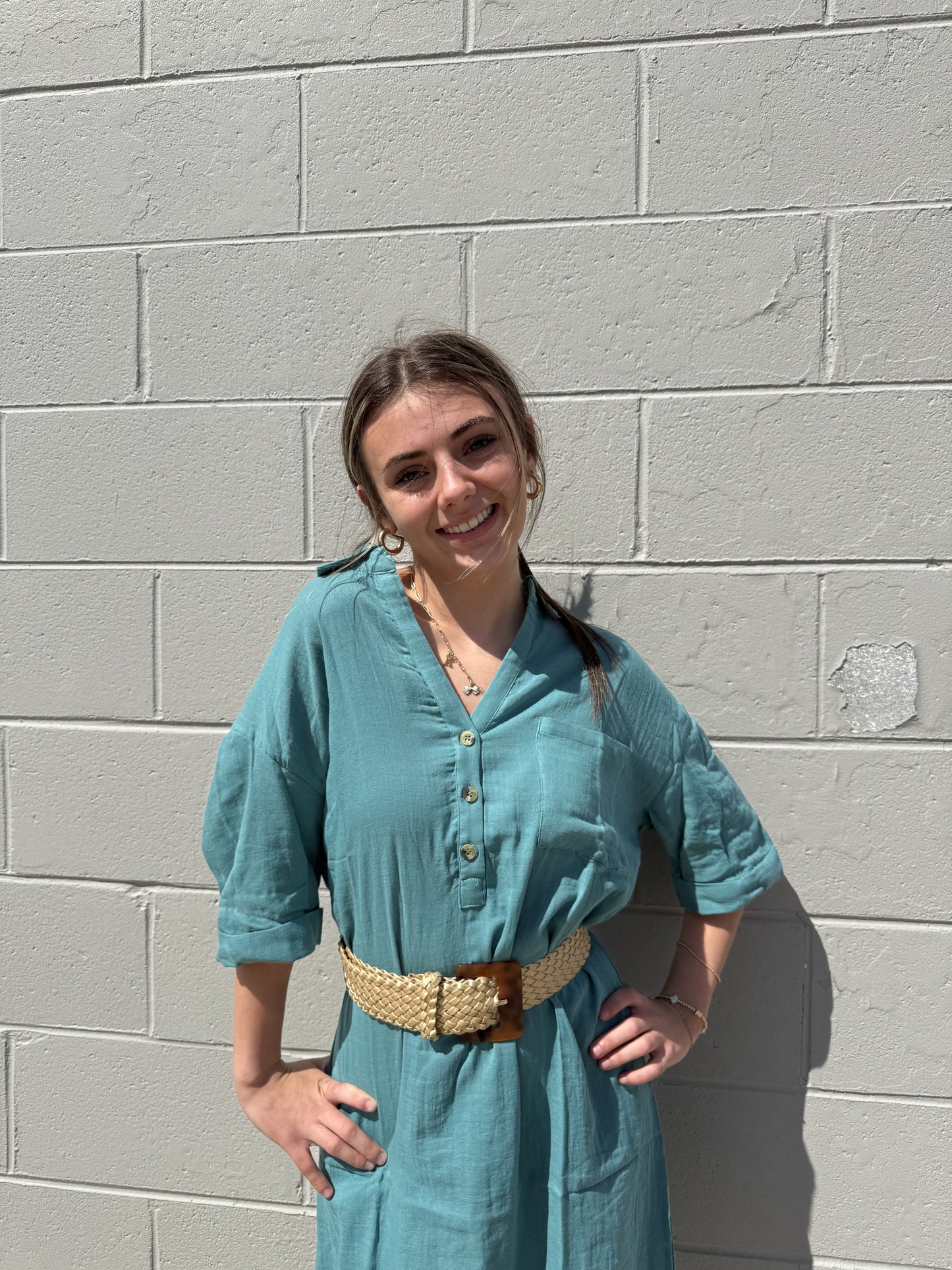 Nadia Collared Dress