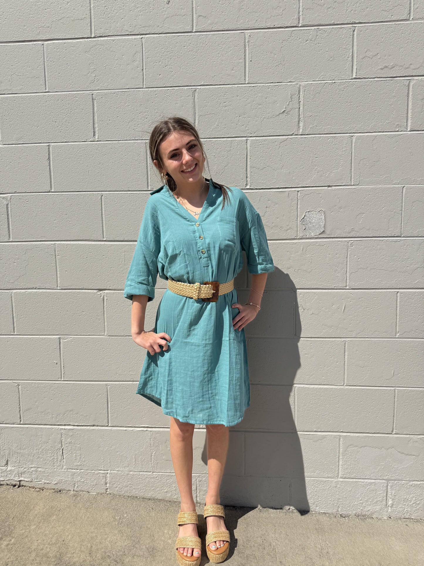 Nadia Collared Dress