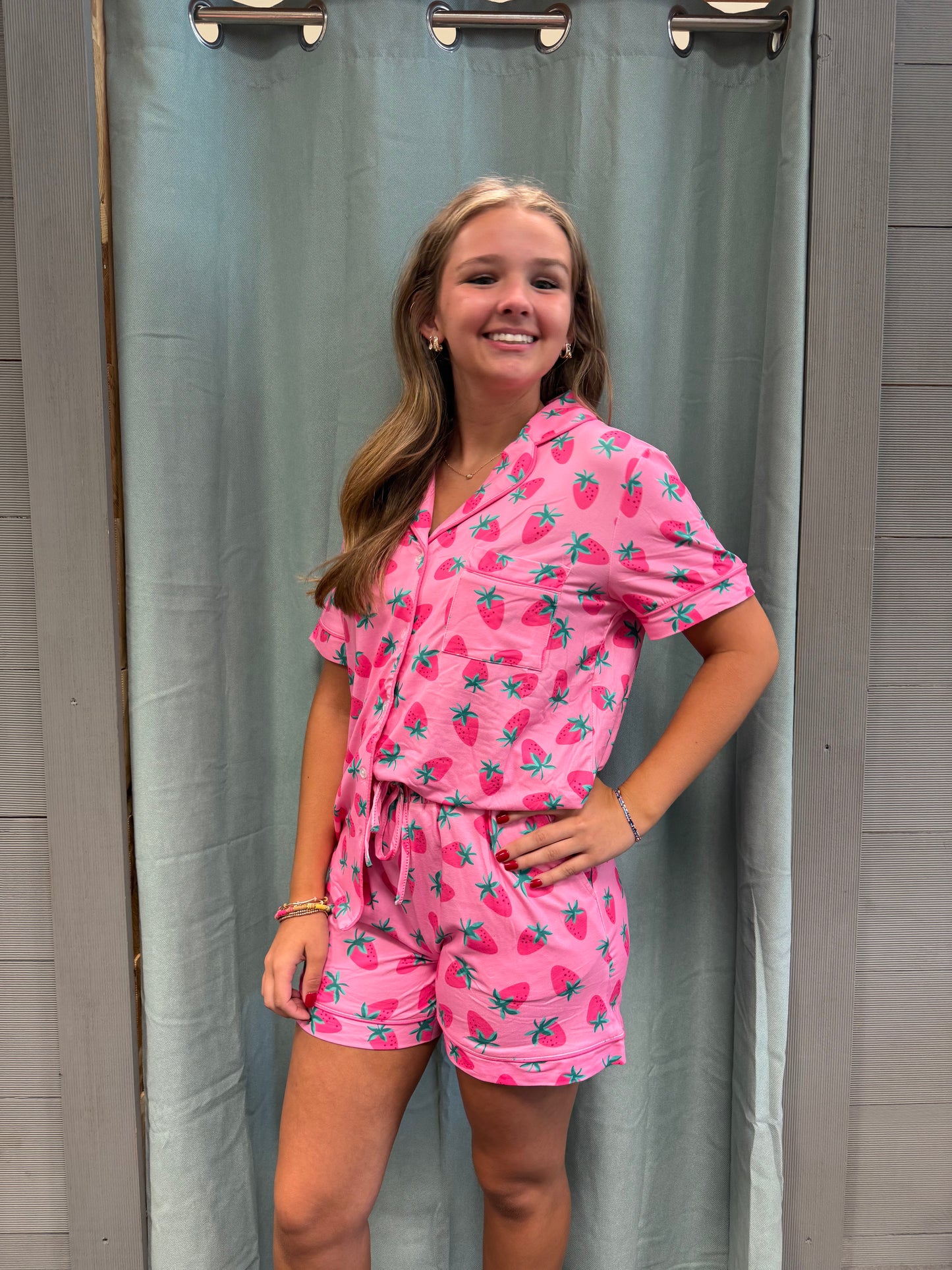 Emmeline Strawberry Lounge Set