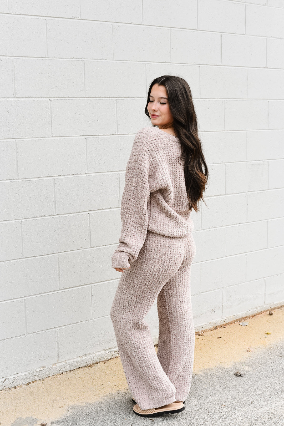 Softies Waffle Marshmallow Pant