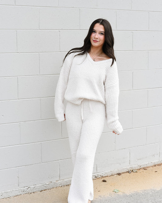 Softies Waffle Marshmallow Pant