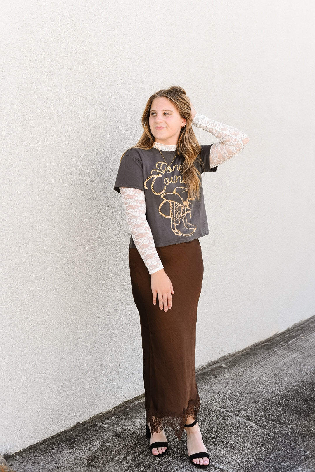 Zenni Midi Skirt