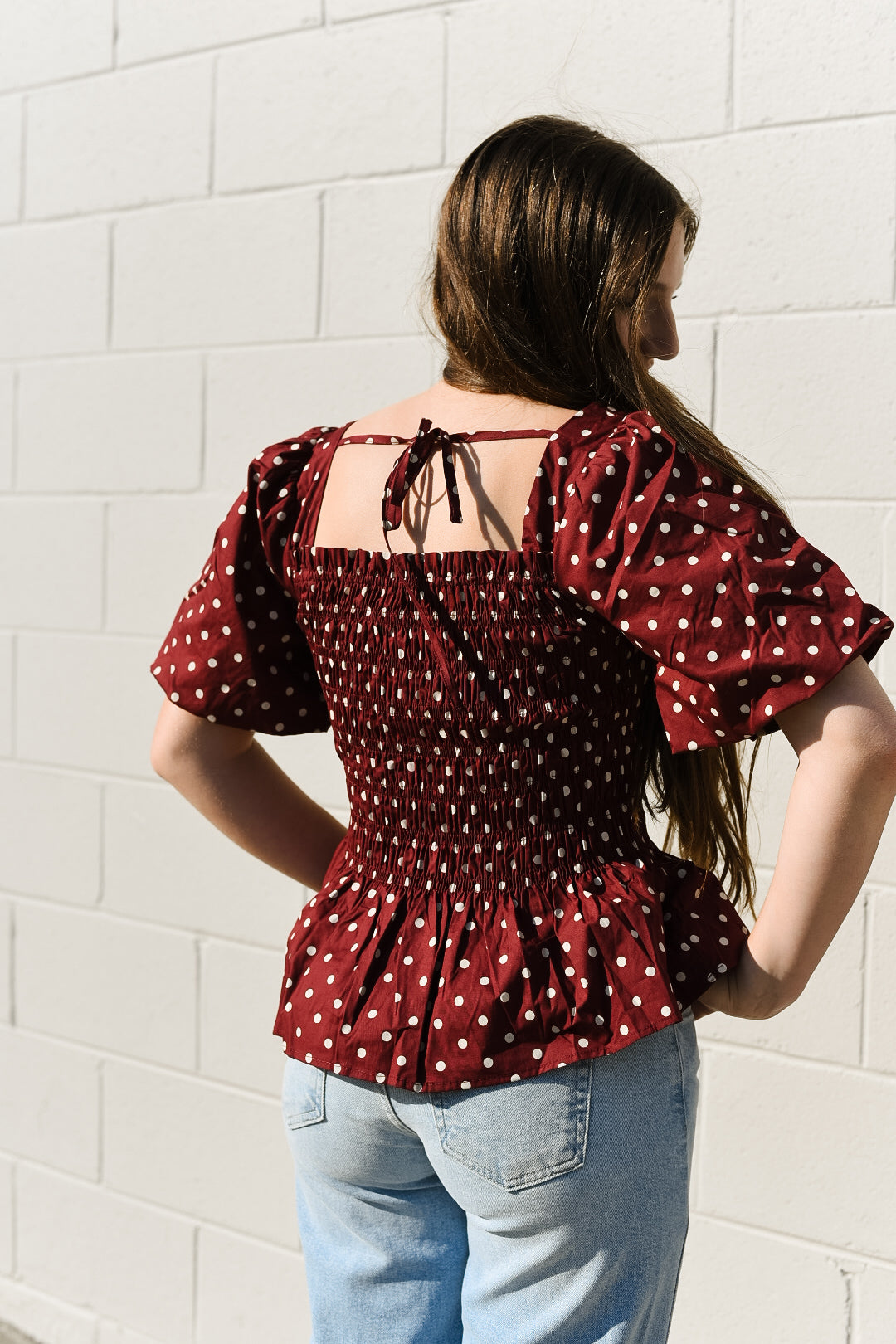 Dafne Peplum Top