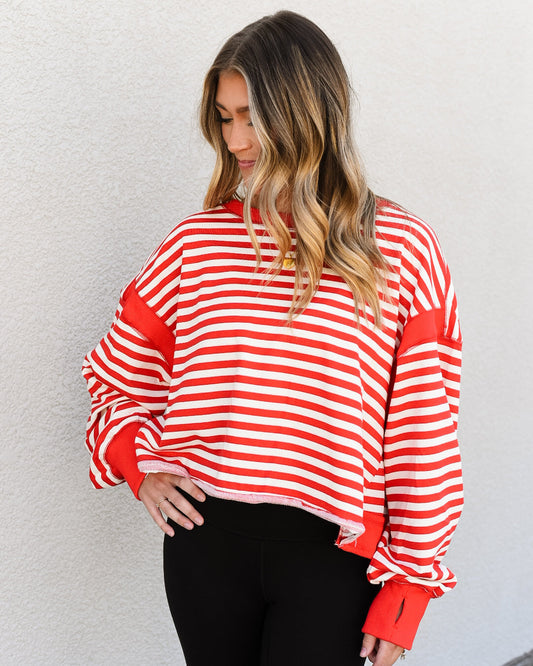 Cyndy Striped Top