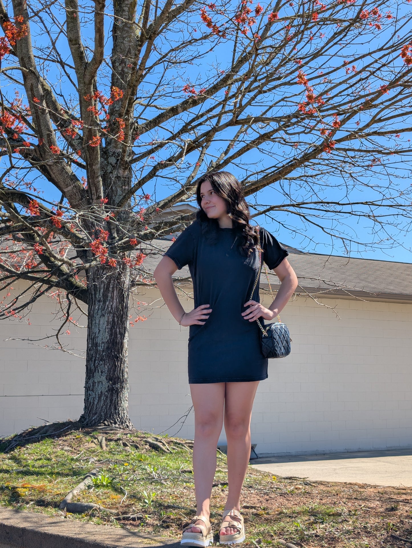 Kick Back T-Shirt Dress