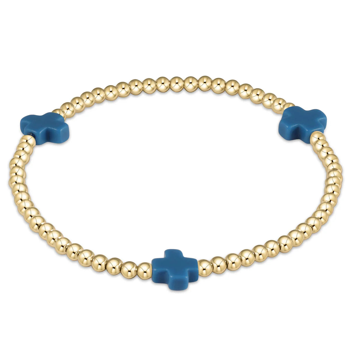 ENewton Signature Cross 3mm - Gold