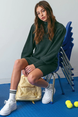 Eliana Mock Turtleneck Sweater