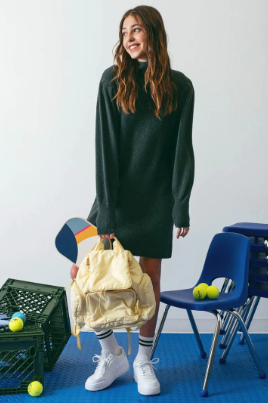 Eliana Mock Turtleneck Sweater