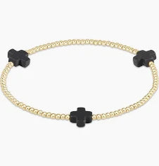 ENewton Signature Cross 2mm - Gold