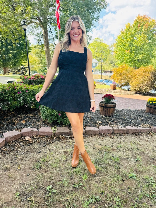 Embroidered Flowers Dress