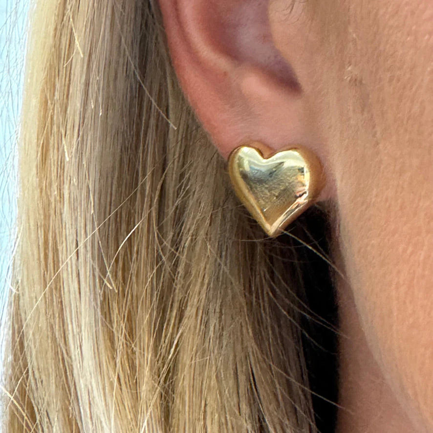 Heart Post Earrings