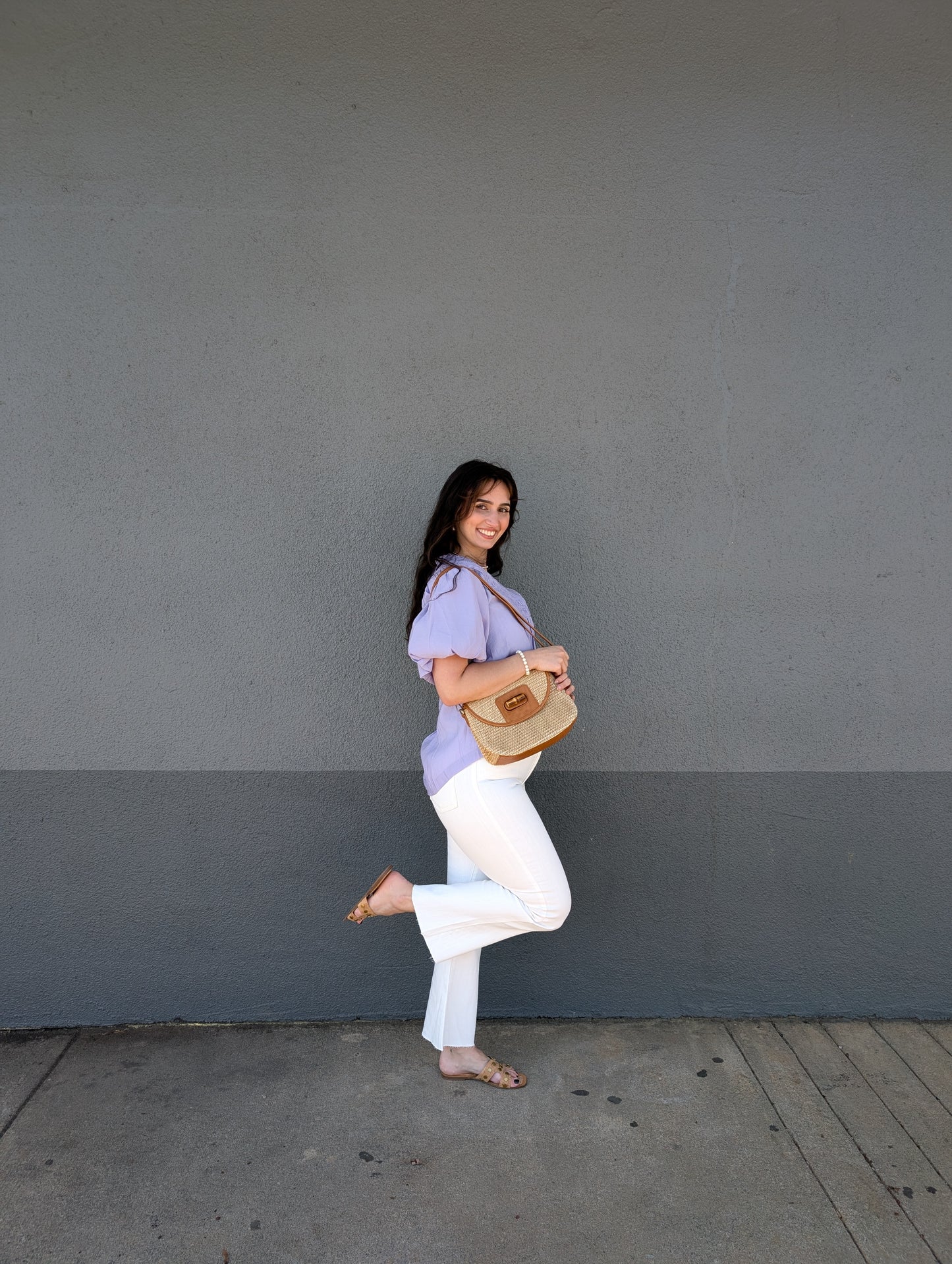 Cropped Kick Flare Jeans