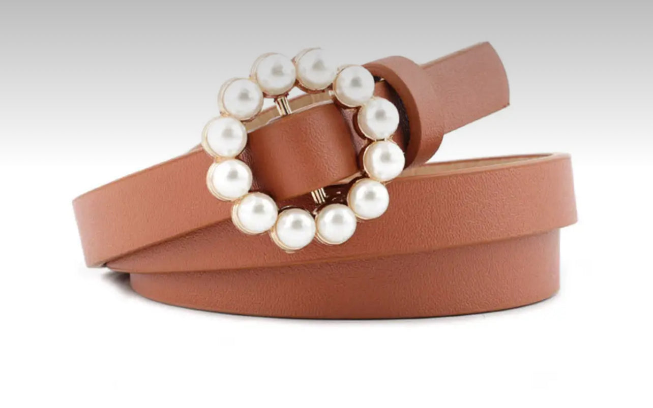 Pearl Buckle Belt