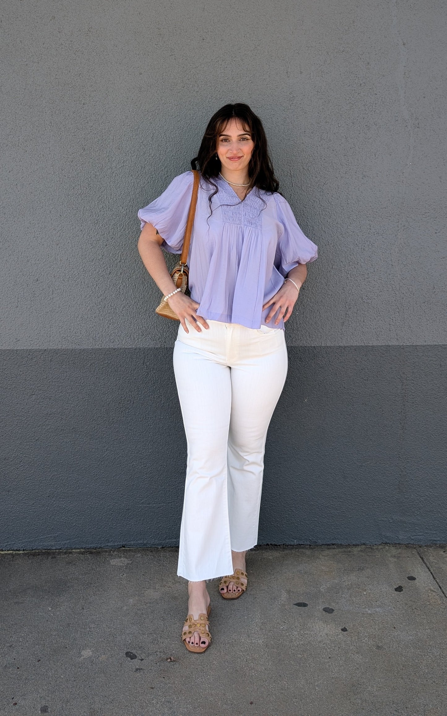 Cropped Kick Flare Jeans