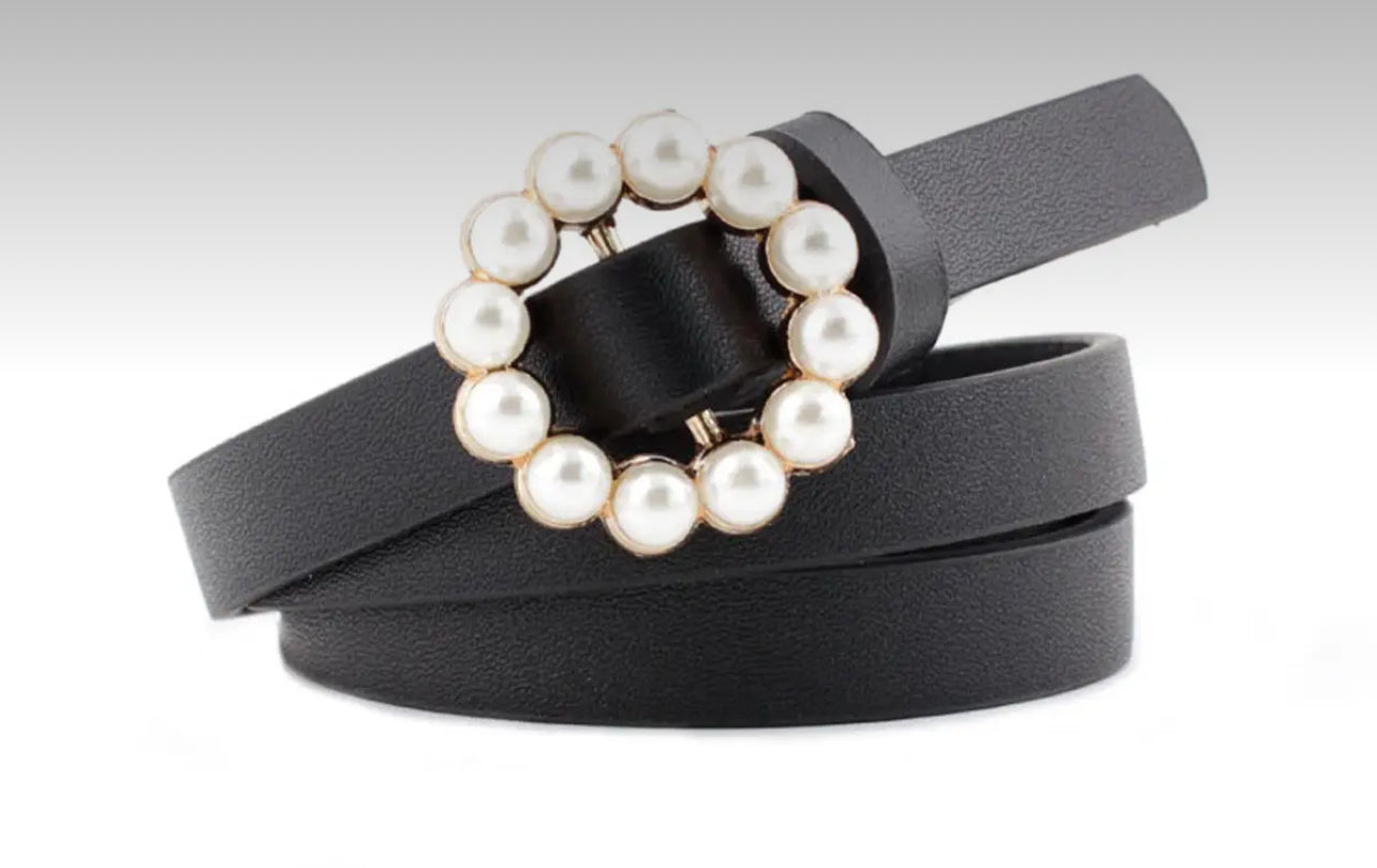 Pearl Buckle Belt