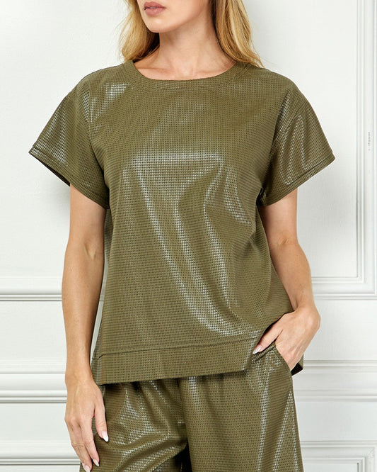 Keke Faux Snake Set Top