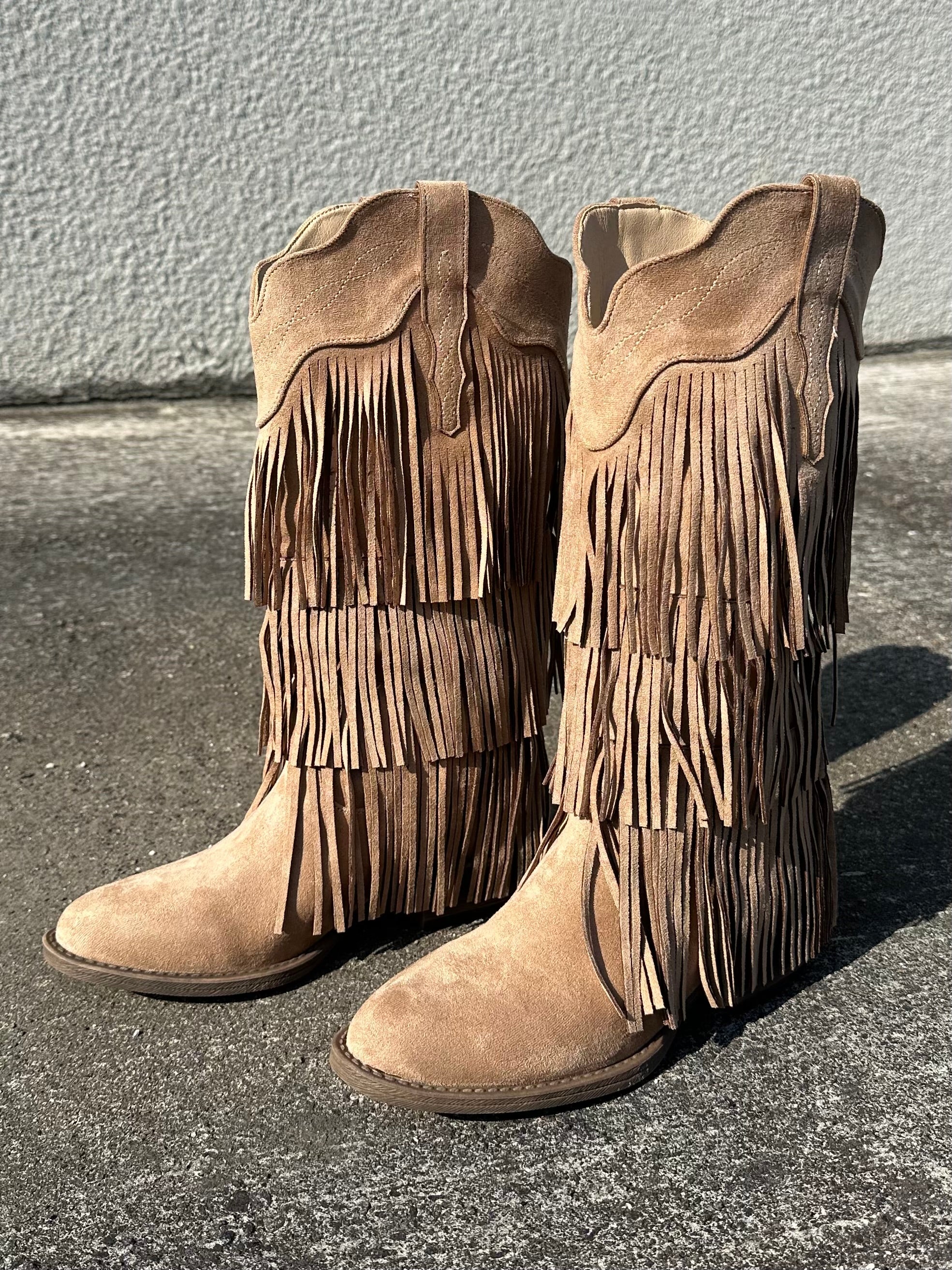 Saloon Fringe Boots