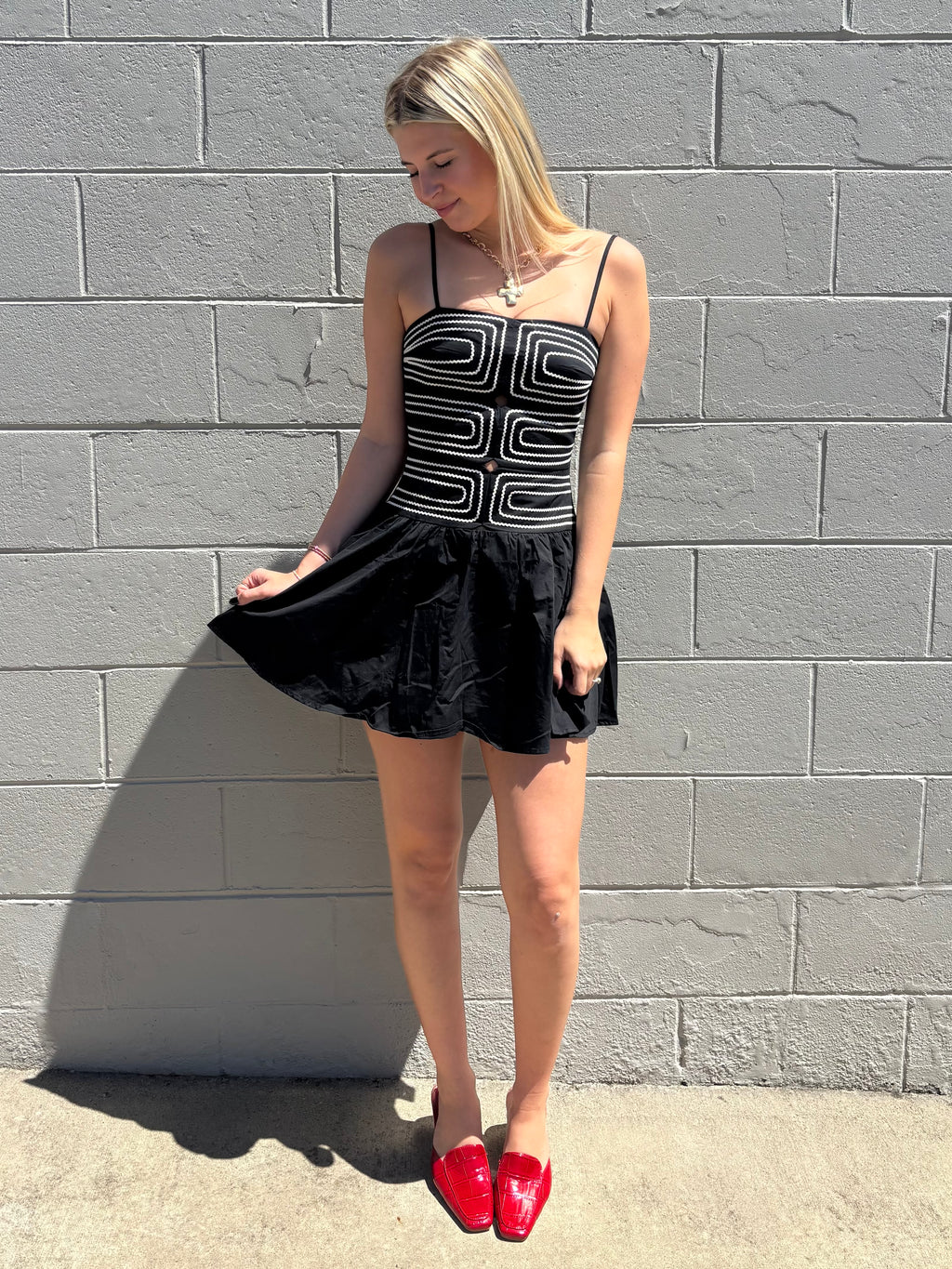 Rouge Mini-Dress