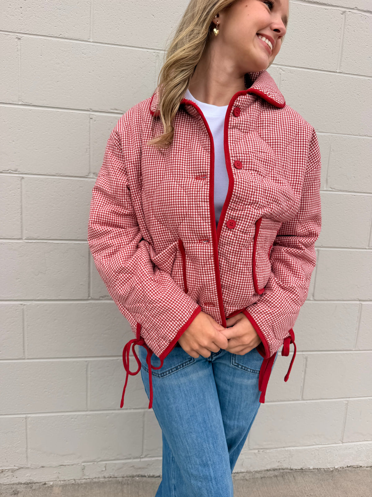 Cressida Gingham Jacket