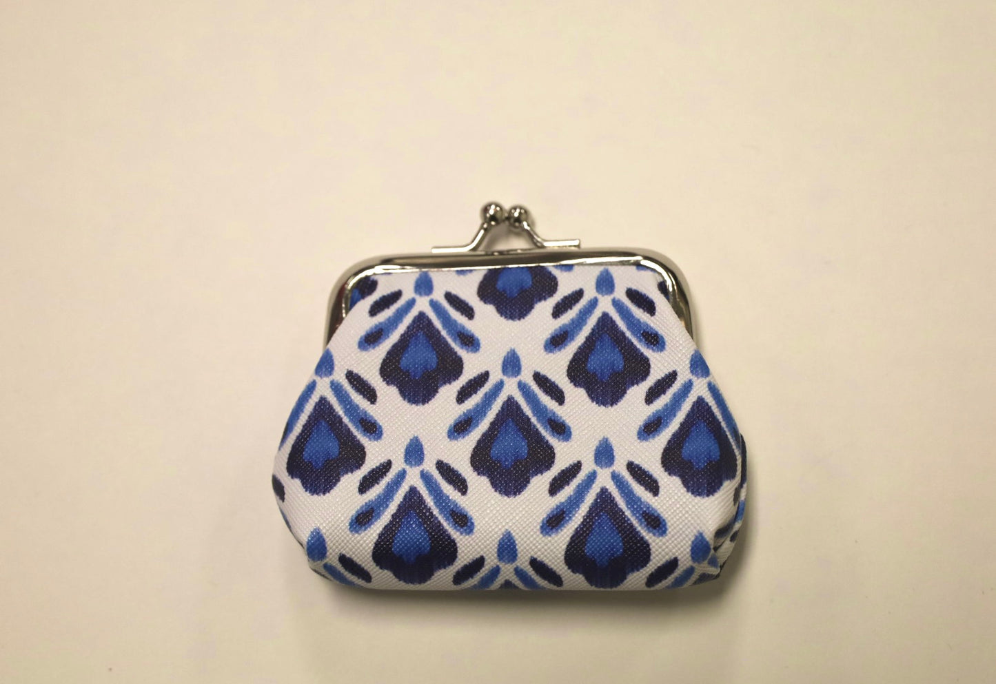 Leather Textile Coin Purse