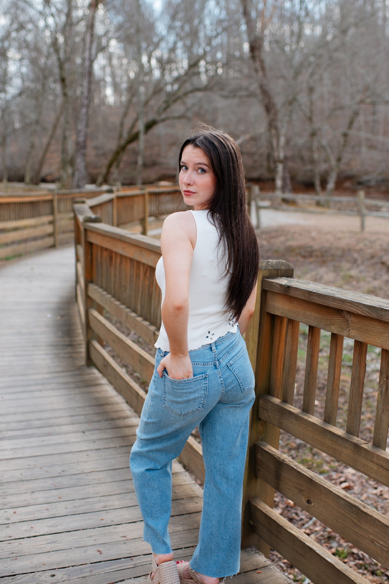 Teresa Eyelet Top