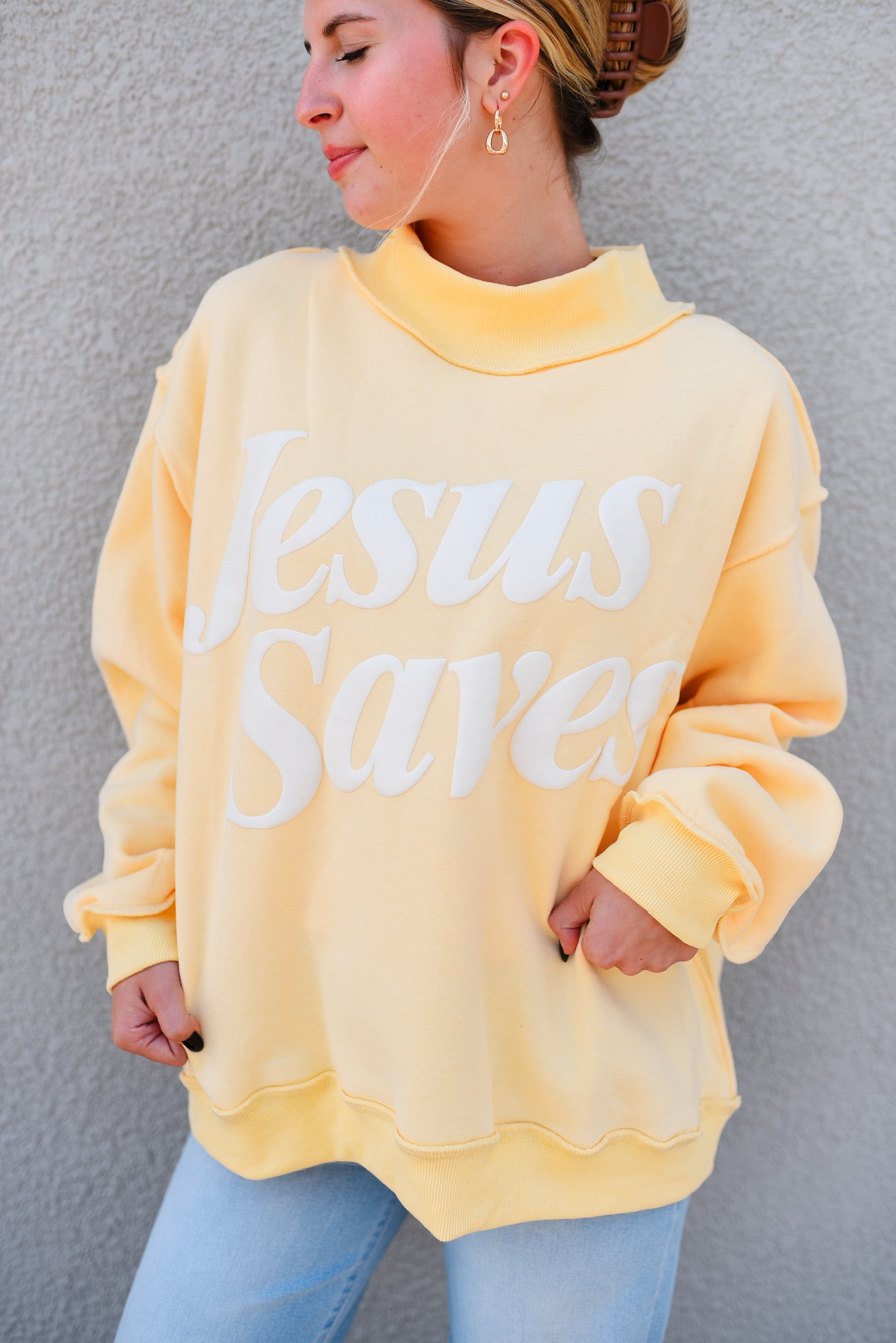JESUS SAVES SWEATSHIRT