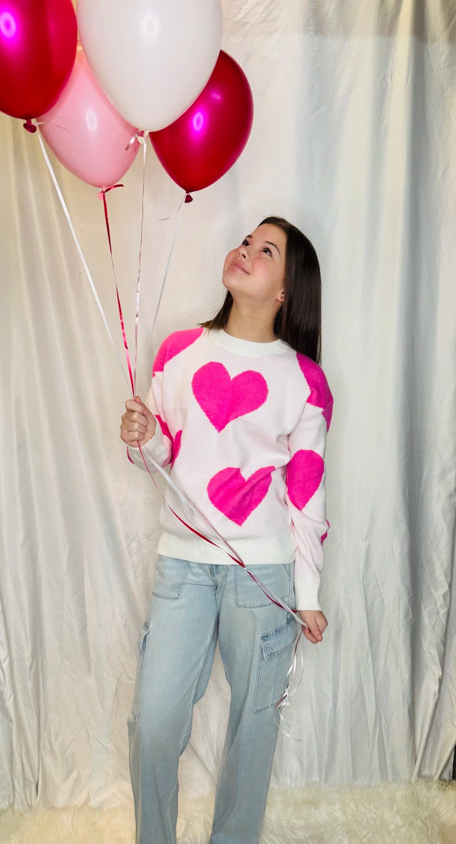 Bella Heart Sweater