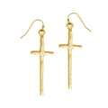 Susan Shaw Tall Cross Earrings