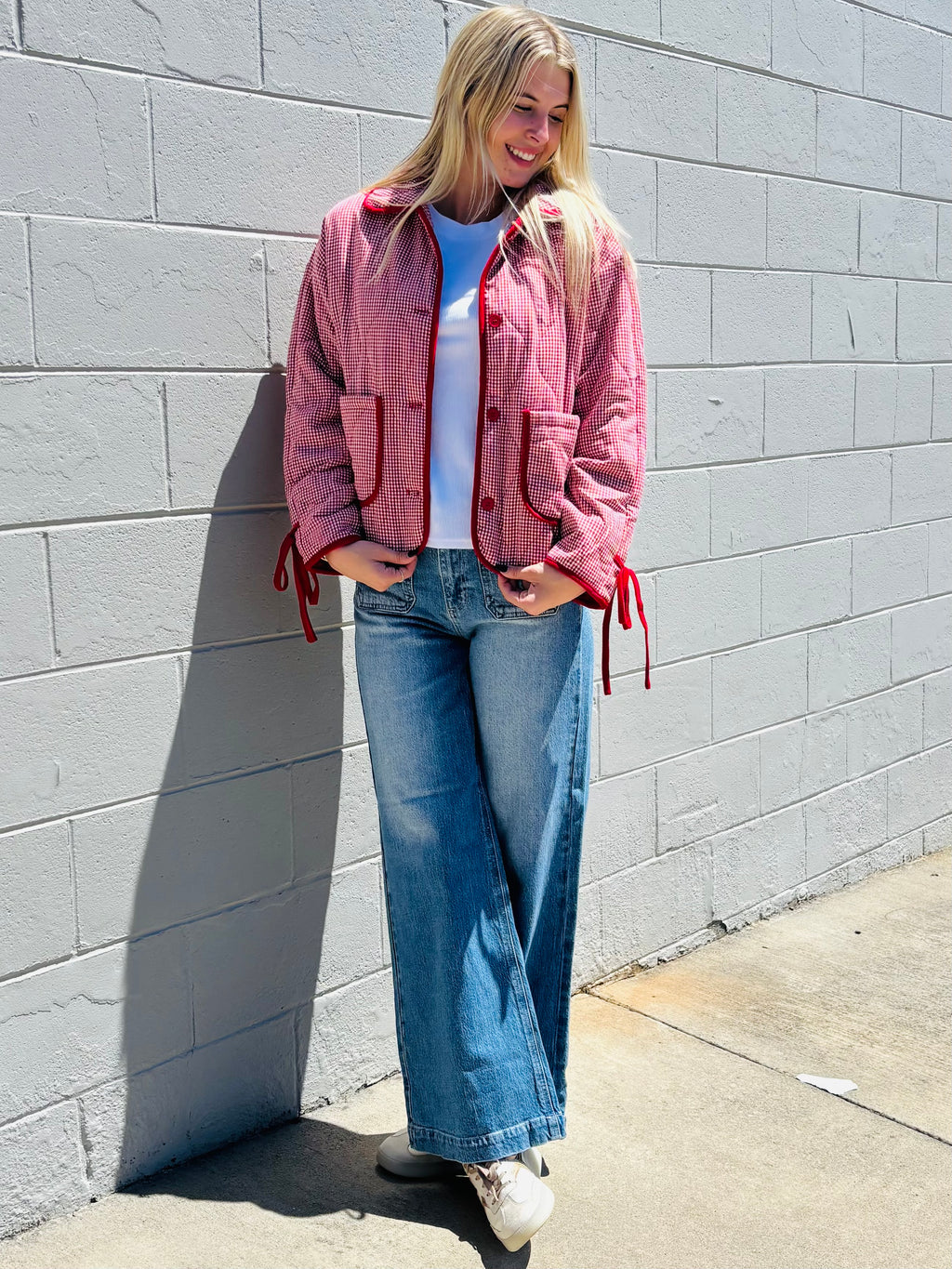 Red Gingham Jacket