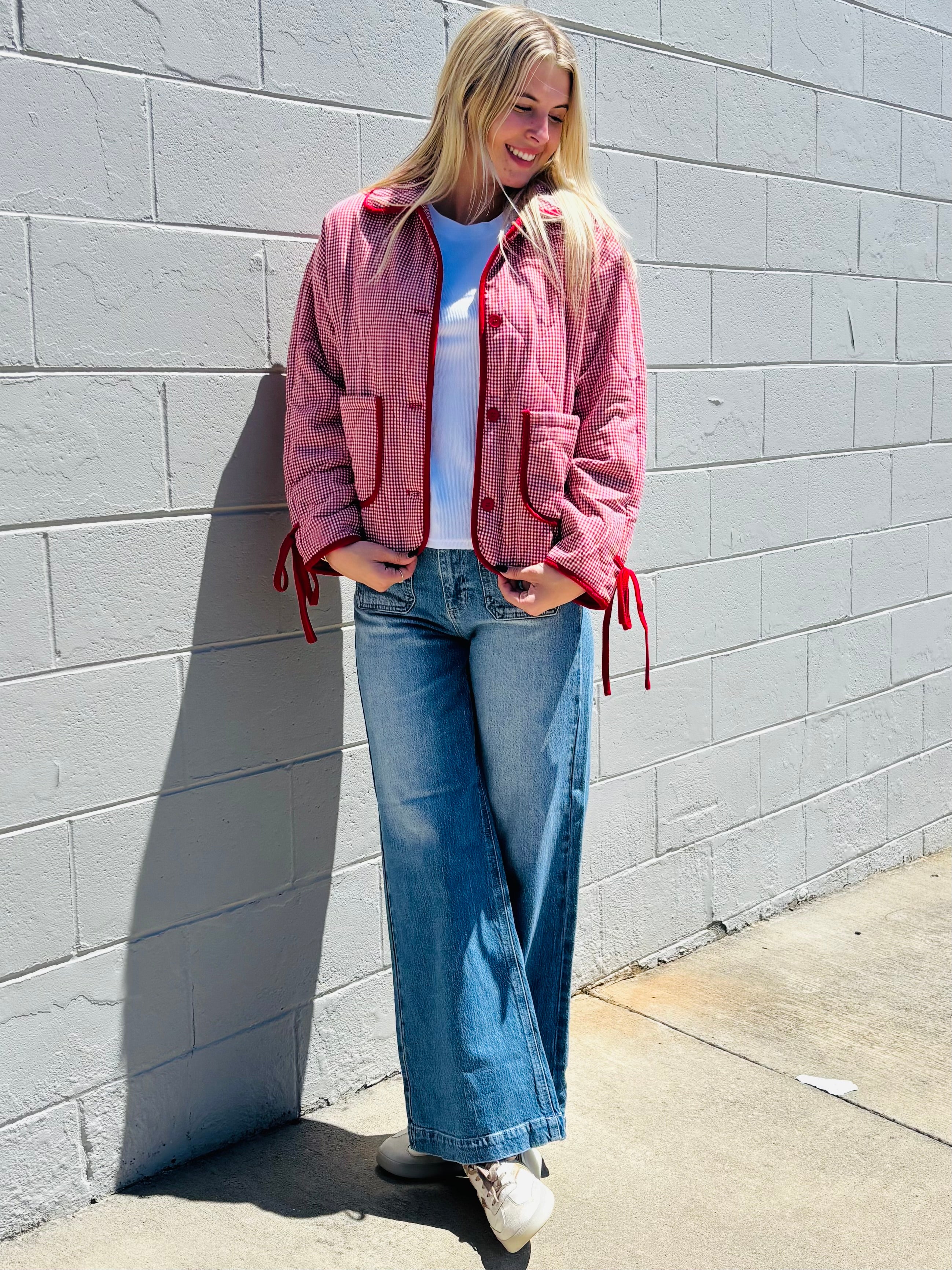 Red Gingham Jacket