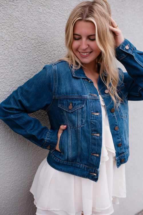 Caelia Rigid Denim Jacket