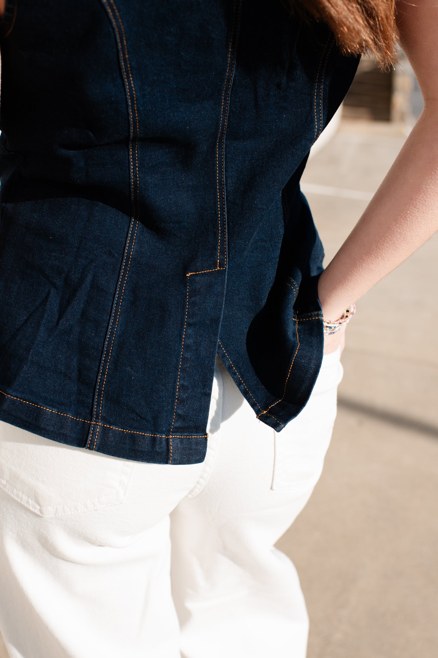 Susan Denim Vest