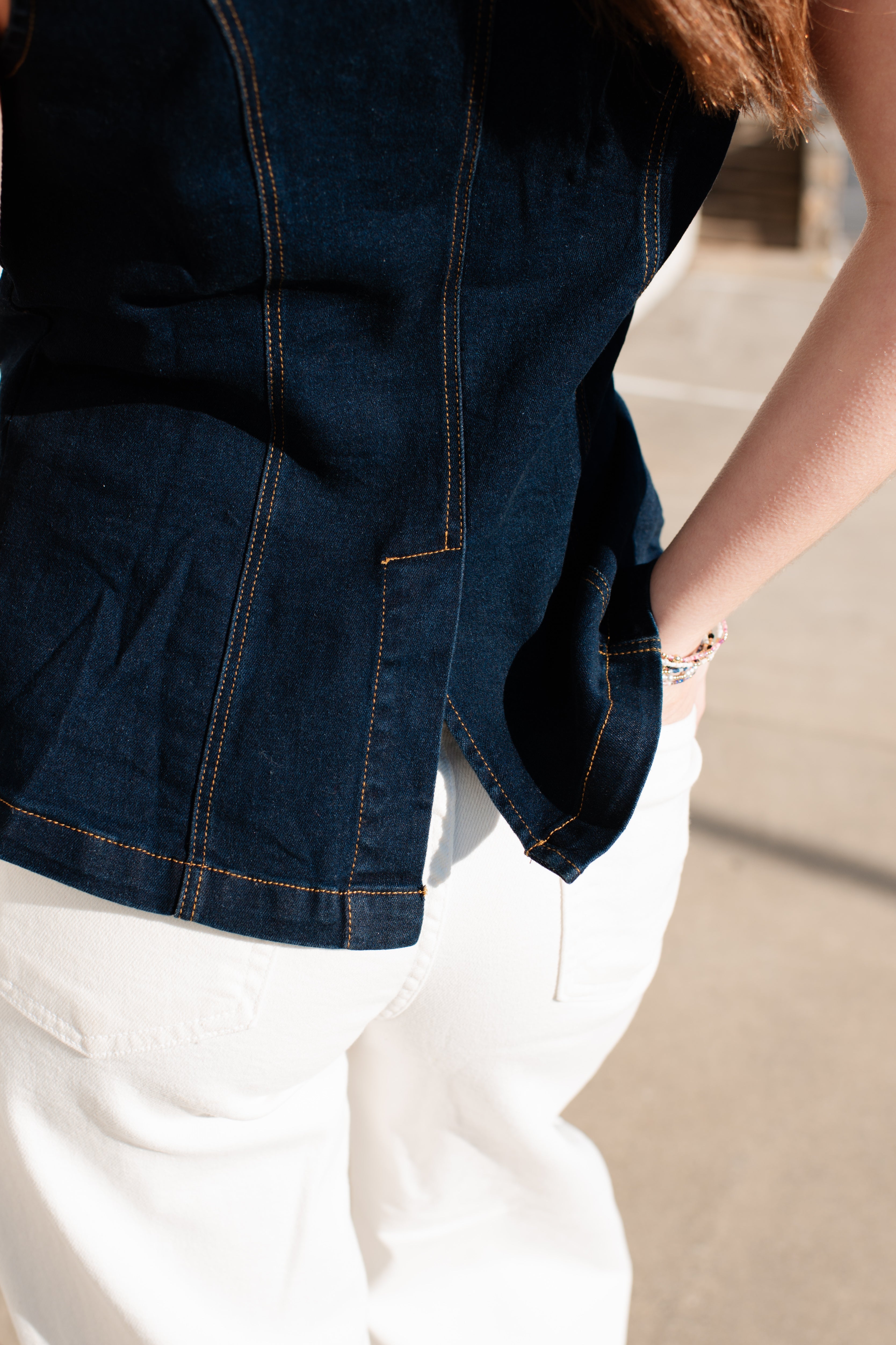 Susan Denim Vest