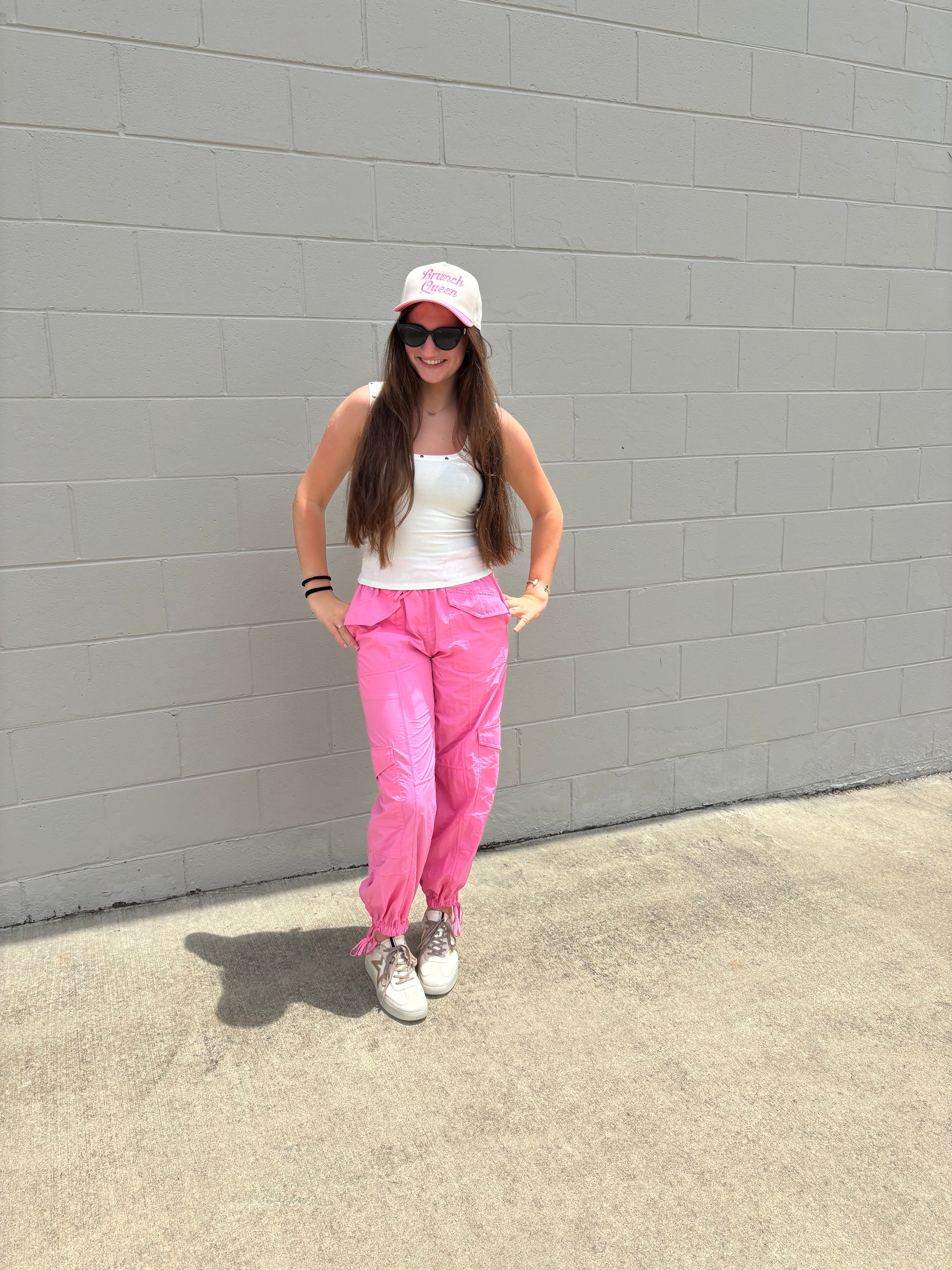 Pinky Cargo Pants